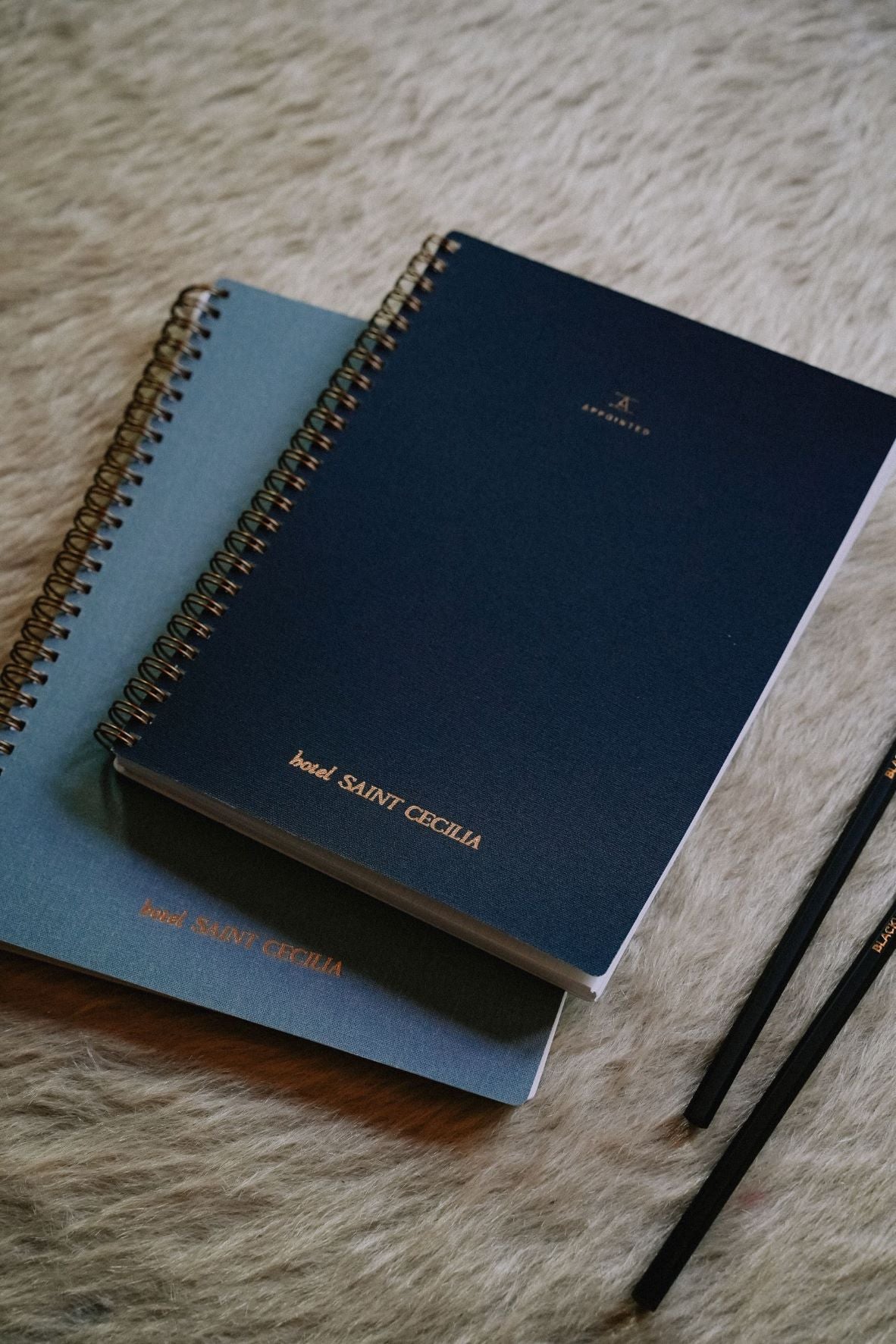 Hotel Saint Cecilia Chambray Notebook
