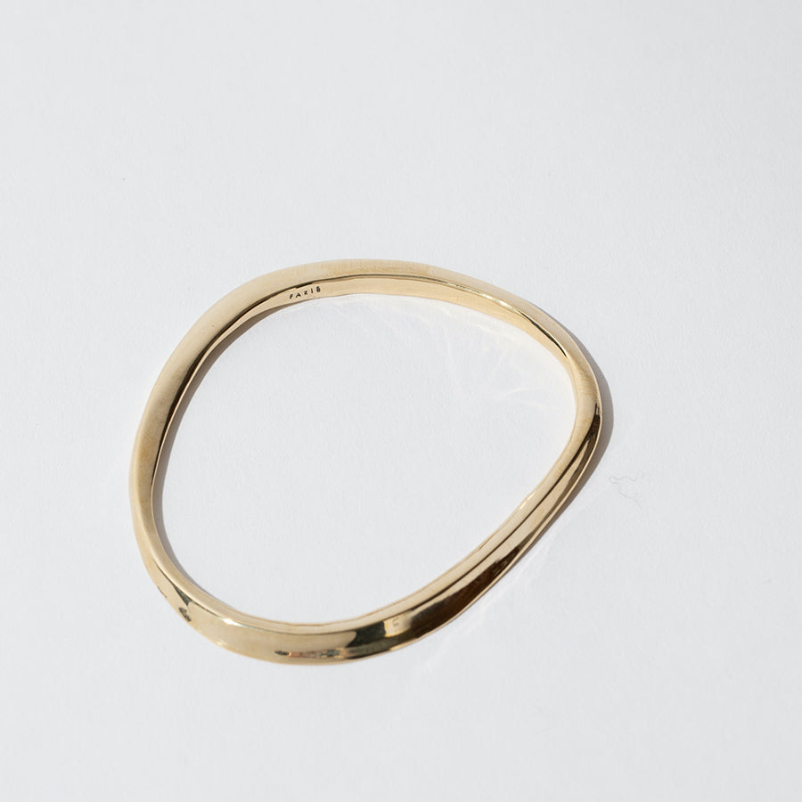 Aero Bangle Bracelet, Bronze x Faris