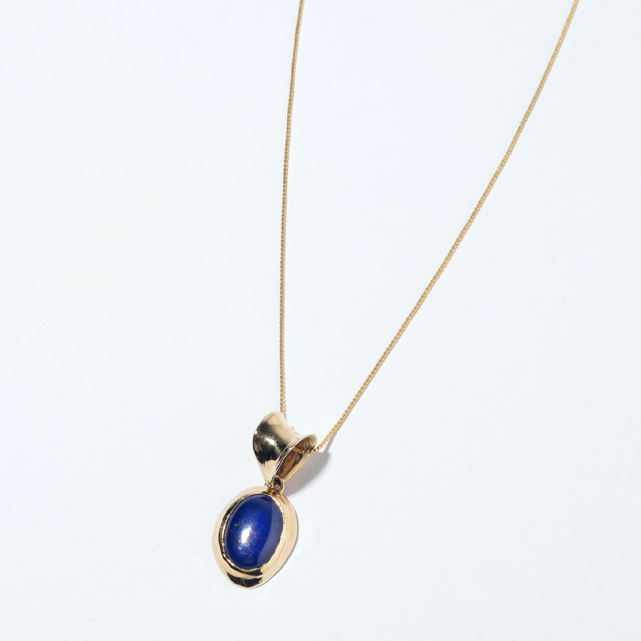 Bianca Necklace, Bronze & Lapis x Faris