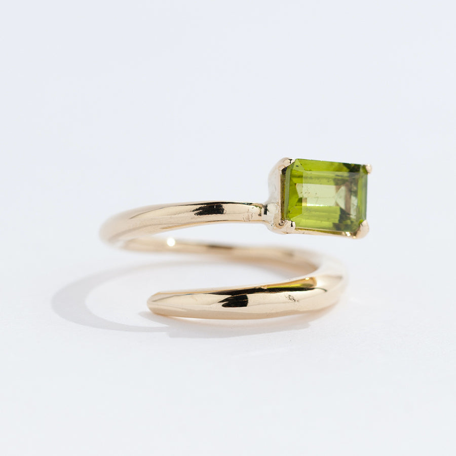 Gem Ring, Bronze & Peridot x Faris