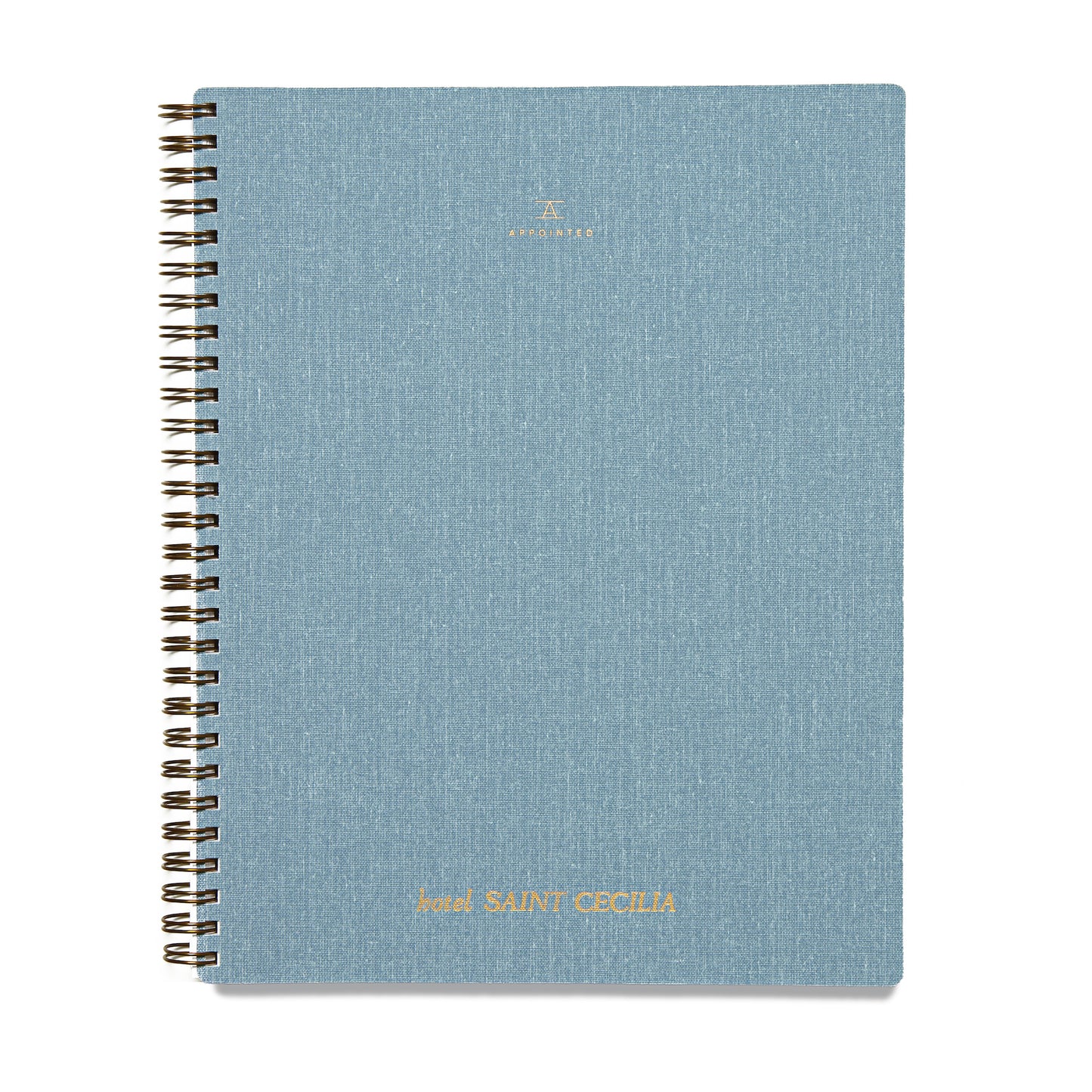 Hotel Saint Cecilia Chambray Notebook