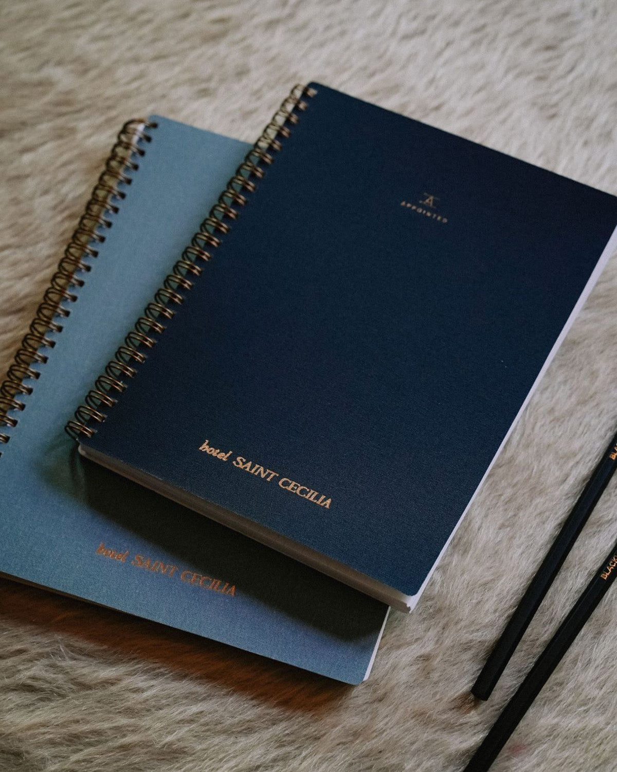 Hotel Saint Cecilia Chambray Notebook