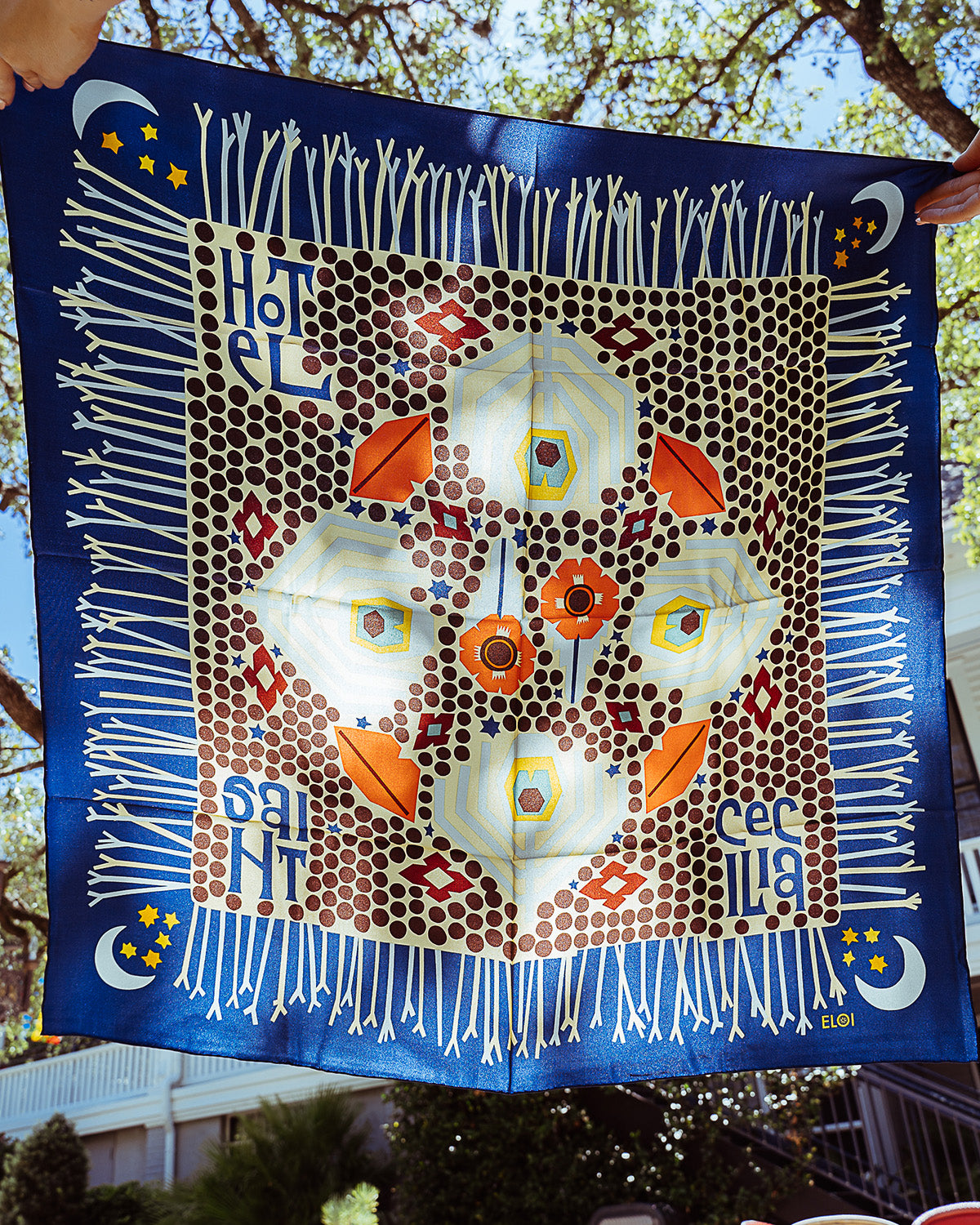 Eloi Hotel Saint Cecilia Silk Scarf