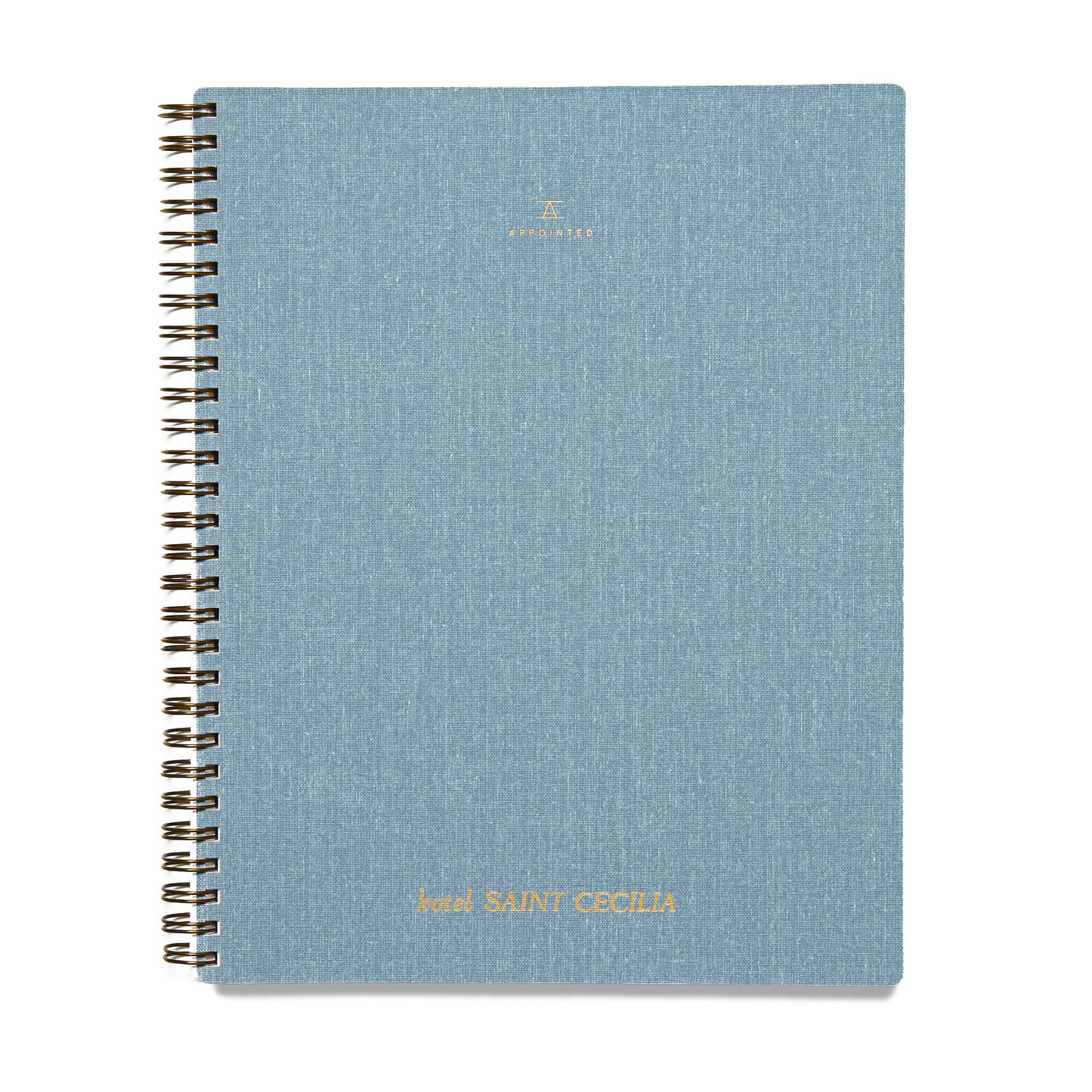 Hotel Saint Cecilia Chambray Notebook x Appointed Co.